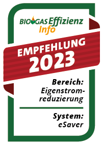 Biogaseffizienz Info - Eigenstromreduzierung - Empfehlung 2023