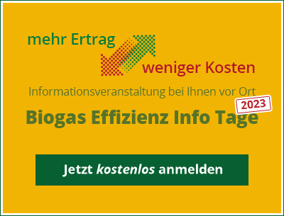 Biogas Effizienz - Mehr Ertrag, weniger Kosten