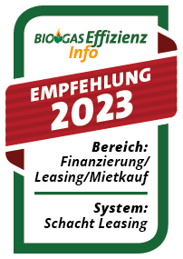 Biogaseffizienz Info - Finanzierung Leasing Mietkauf - Empfehlung 2023
