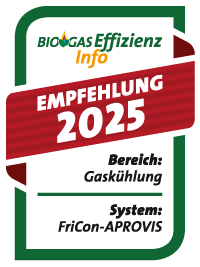 Biogaseffizienz Info - effiziente Gaskhlung - Empfehlung 2025