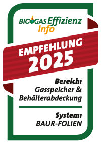 Biogaseffizienz Info - Gasspeichersysteme & Behlterabdeckung - Empfehlung 2025