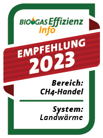Biogaseffizienz Info - CH4-Handel - Empfehlung 2023