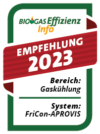 Biogaseffizienz Info - effiziente Gaskühlung - Empfehlung 2023