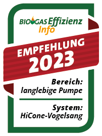 Biogaseffizienz Info - langlebige Pumpe - Empfehlung 2023