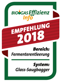 Biogaseffizienz Info - Fermenterentleerung - Empfehlung 2018